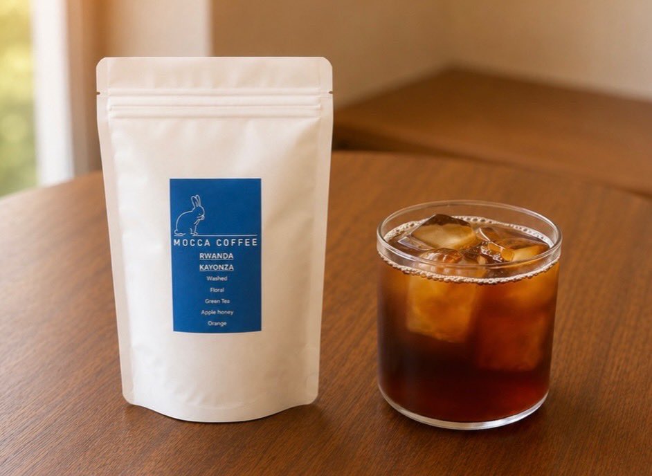 MOCCACOFFEE2022's tweet photo. 【新豆紹介】

ルワンダ　カヨンザ

フローラルでグリーンティー感があり、オレンジやりんごの蜜を思わせる甘さと、心地よい酸味。

Washed

フローラル、グリーンティー、りんごの蜜、オレンジ

焙煎豆も販売しています。
配送も可能です。 https://t.co/jwteN1i5Lm