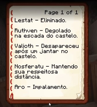 Mentzy_'s tweet photo. Agora que percebi que todos os nomes citados nessa lista sao de Lordes Vampiros. Parece que o Dracula nao gosta de concorrentes ne. #Ravencove https://t.co/EDKruYVszm