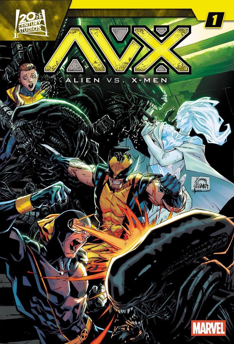 subnitmohanty's tweet photo. First look at ‘ALIEN VS. X-MEN’, a 4-issue crossover series from writer Kieron Gillen and artist Geraldo Borges
The series also includes a bonus story by Chris Claremont
#Alienvsxmen #xmen #alien https://t.co/OSGawxSGpj