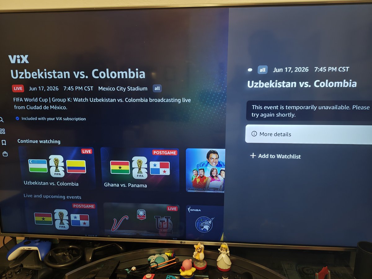 omardc05's tweet photo. @VIX @PrimeVideo y el partido? https://t.co/fwczwdWF3k