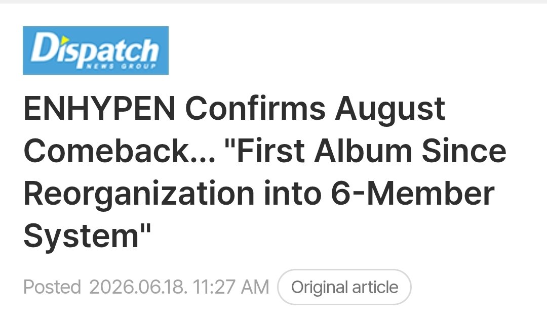 about__enhypen's tweet photo. ENHYPEN AUGUST COMEBACK CONFIRMED!!! https://t.co/zreSQKv7Yr