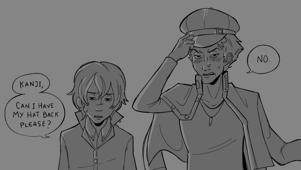AverySillyPeter's tweet photo. Some older Kannao doodles 
#persona4 #kannao https://t.co/4ipgN6AplH