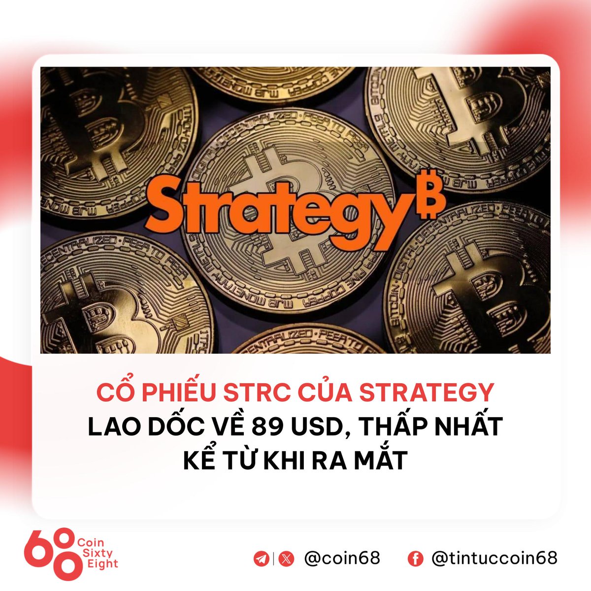 coin68's tweet photo. Một trong những sản phẩm tài chính quan trọng nhất trong hệ sinh thái kho bạc Bitcoin của Michael Saylor đang phát đi tín hiệu đáng quan ngại.

Xem thêm: https://t.co/5RVgIVOXAZ https://t.co/WtSd7bBjz4