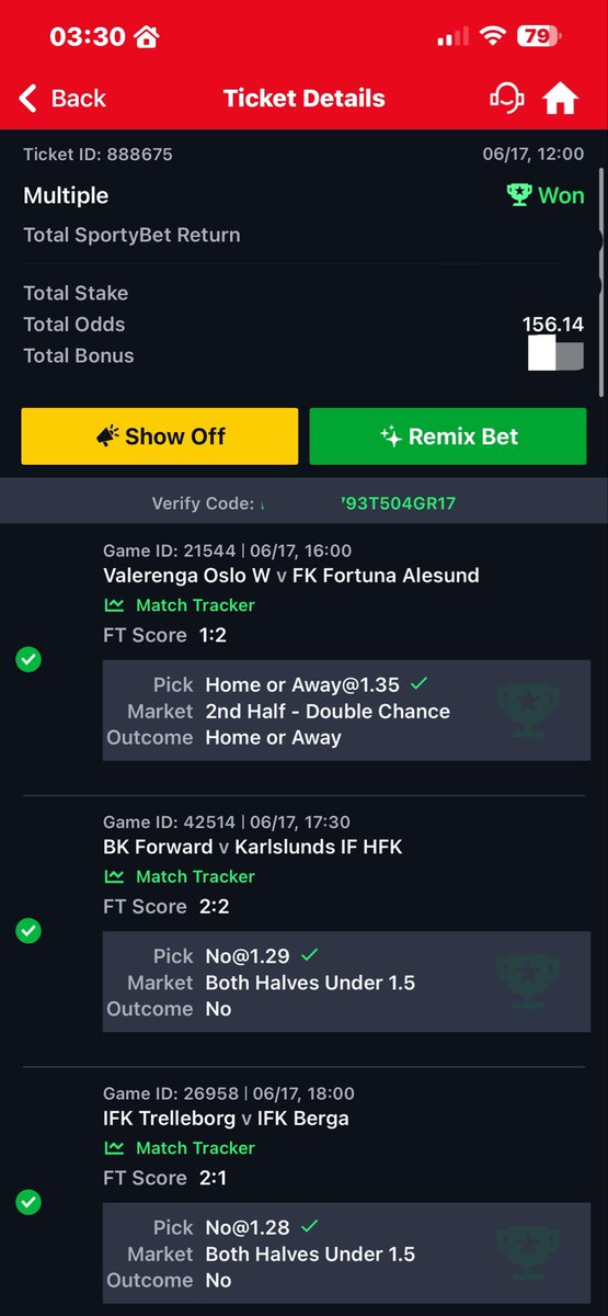 ziggy_CFC's tweet photo. @39billion 156 odds Edit came in 🎉 https://t.co/iloqfwzbyF