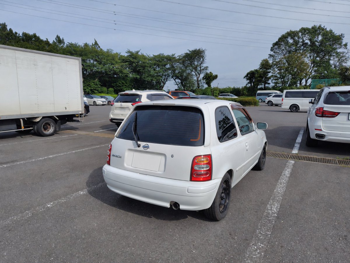 supernormal180's tweet photo. 車検切れからしばらく乗れてませんでしたが公道復帰しました。やっぱりマーチは楽しいね！ https://t.co/2SgqCG6NxG