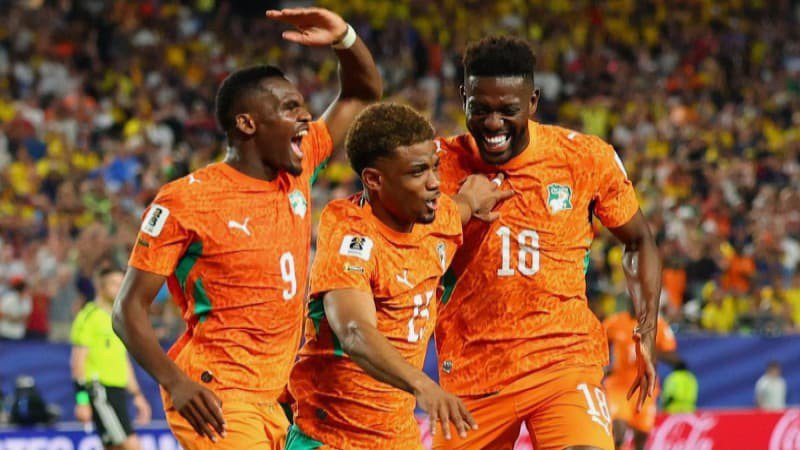 AfricaFirsts's tweet photo. The Elephants of Ivory Coast (Côte d'Ivoire) 🇨🇮  and the Black Stars of Ghana 🇬🇭 are the only African teams to have won a match so far at the FIFA World Cup.
Both countries are in West Africa. https://t.co/8ilUzECLGW