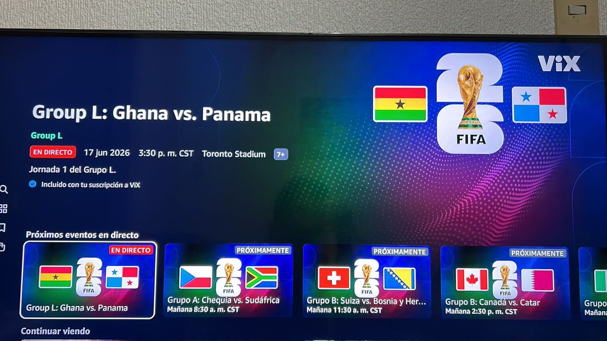 blogosferaCR's tweet photo. ¿Que pasa? @VIX no puedo ver al Uzbeko Khusanov…! Ya ni siquiera aparece en el menú el partido Uzbekistán vs Colombia, falsas expectativas y publicidad engañosa Artículo 32 de la Ley Federal de Protección al Consumidor @Profeco https://t.co/udBNnbtxG2