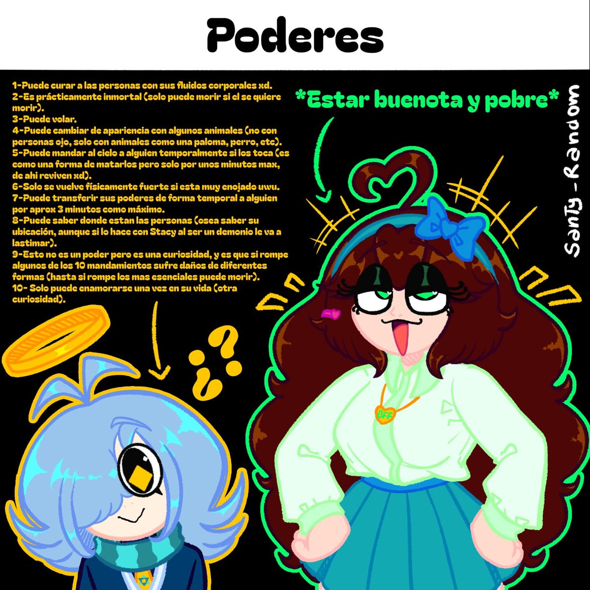 SantyProyectada's tweet photo. Poner poderes a los ocs ser como 🗣🔥 (no hay punto medio):
Personaje con poderes planeados vs una latinoamericana promedio
.
.
.
pd: Bueno mi oc Simp es un ángel y Bff es una pobre (osea enserio es pobre es literalmente su raza).

#memes #digitalart https://t.co/btTnmGCJBB
