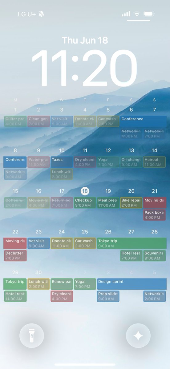 coretask_app's tweet photo. iPhone users,
Put a calendar on your lock screen to never miss a plan. https://t.co/hJk6Njer7k
