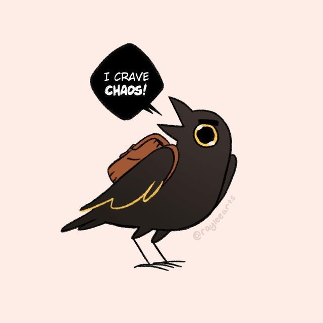 Croww_things's tweet photo. I crave chaos ! 😝 https://t.co/FLWhZeHwSF
