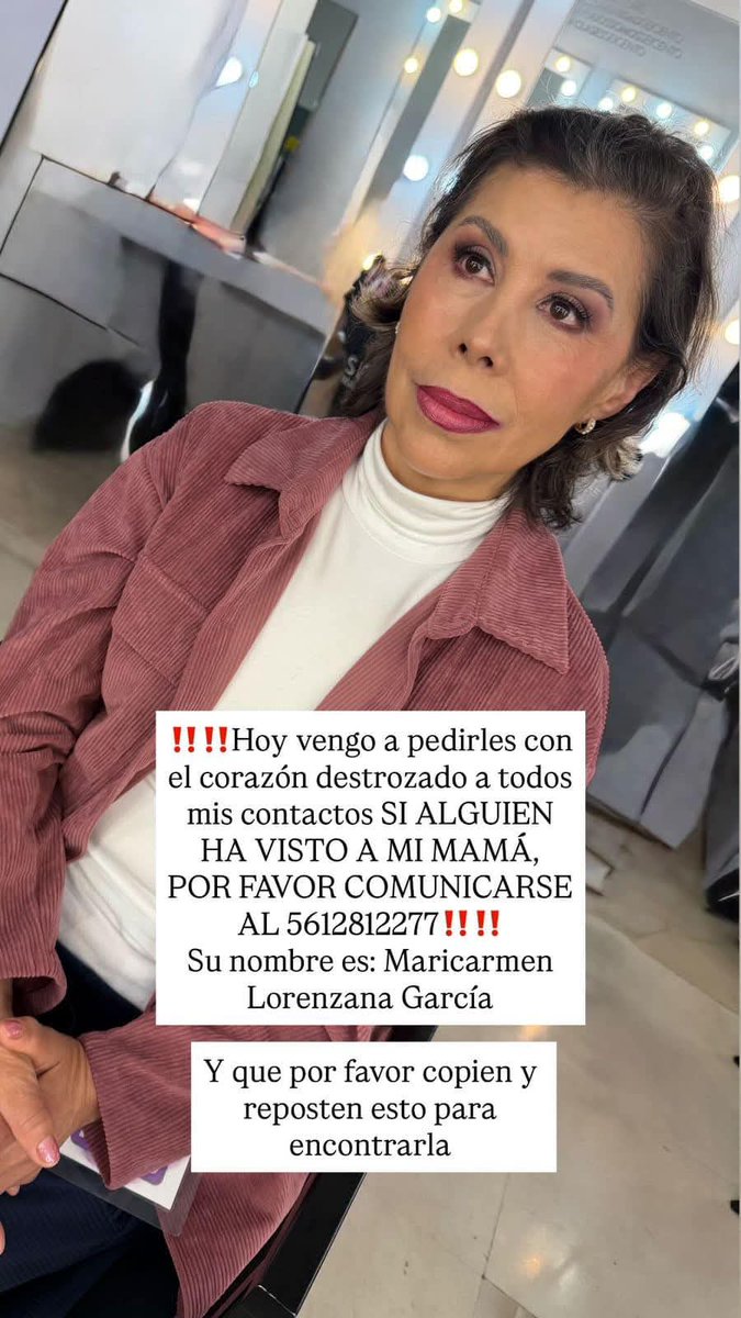 dare_nadepa's tweet photo. Por desgracia, una más a la interminable cuenta de desaparecidas en nuestra patria. Compartan hasta el cansancio, para hacer que Maricarmen Lorenzana García pronto regrese a los brazos de su familia. https://t.co/rdJzOVp6JI