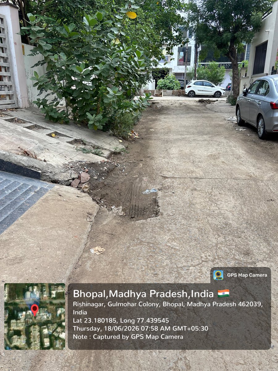 vikram2111's tweet photo. @THINKGasIndia extremely pathetic process. It’s been 2 months of gas connection, no restoration work done at sight. Call centre not responsive, filed people not responsive https://t.co/UgyKVj82Ow