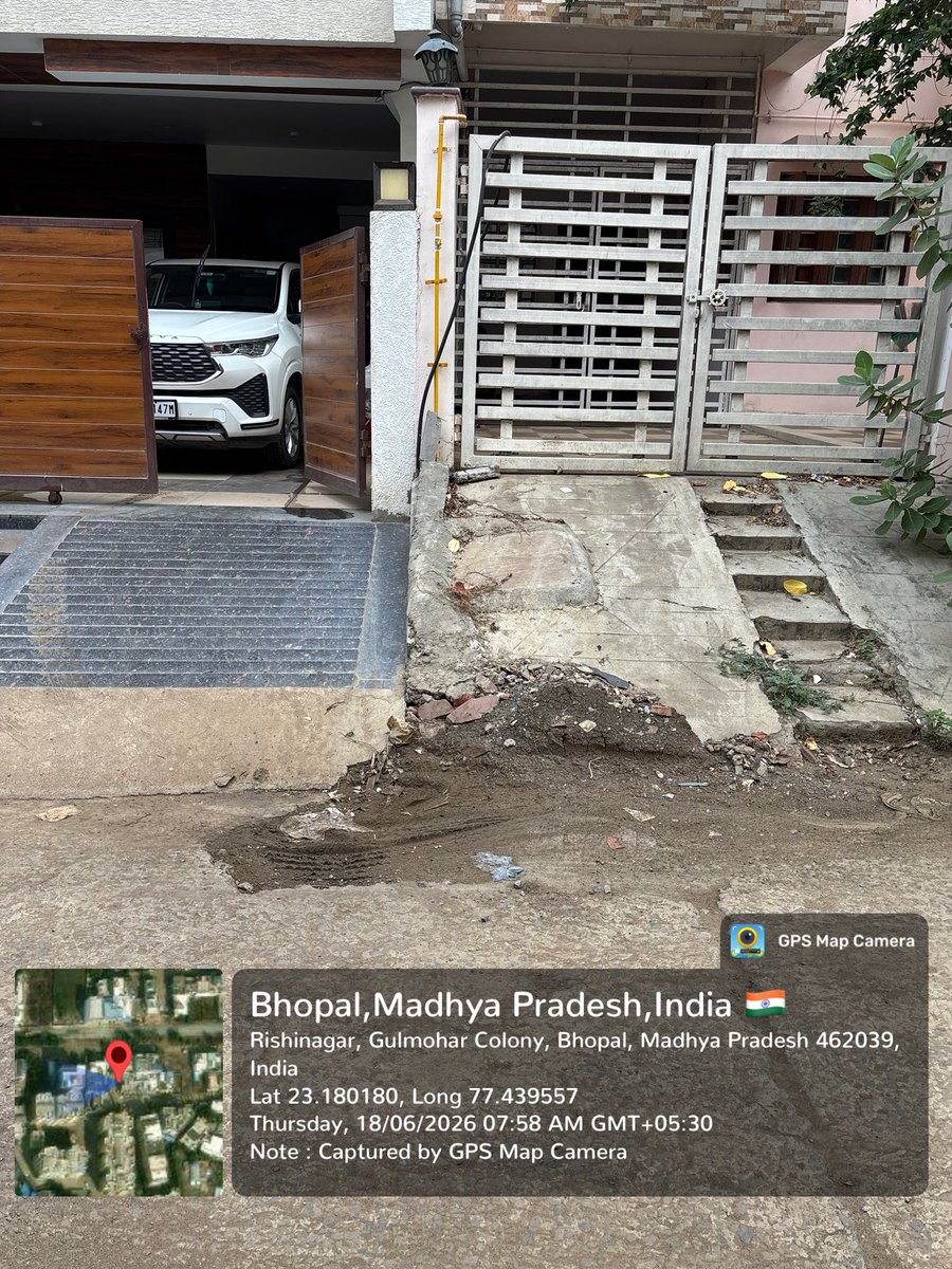 vikram2111's tweet photo. @THINKGasIndia extremely pathetic process. It’s been 2 months of gas connection, no restoration work done at sight. Call centre not responsive, filed people not responsive https://t.co/UgyKVj82Ow