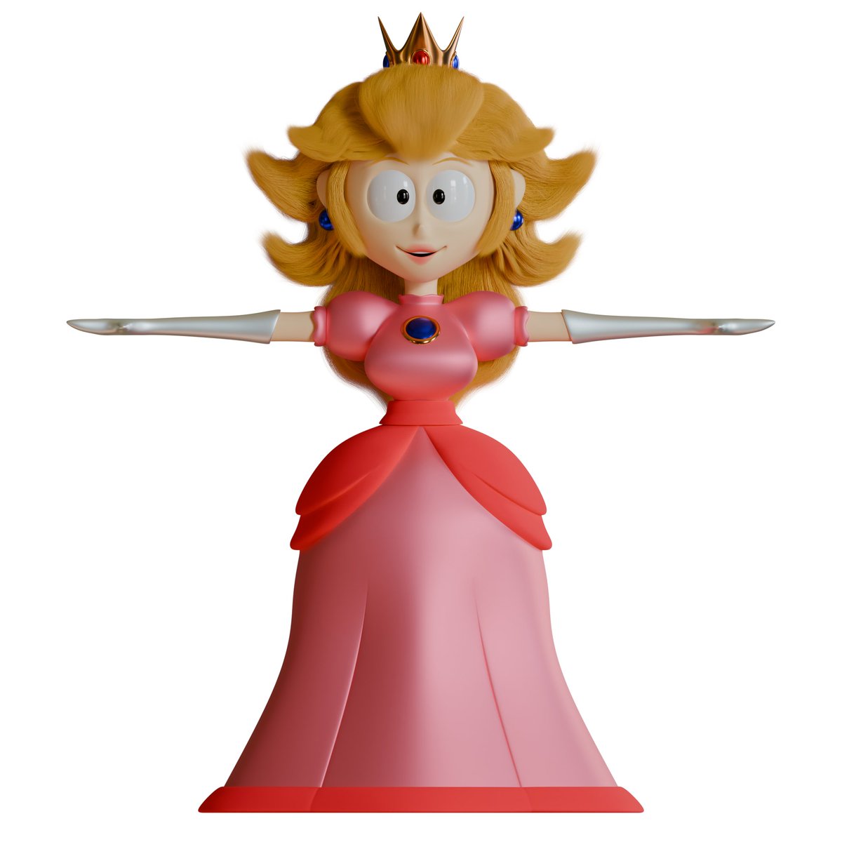 TheBlendee's tweet photo. Mario Princesses (and Toad) https://t.co/k4Fuh8DoFS
