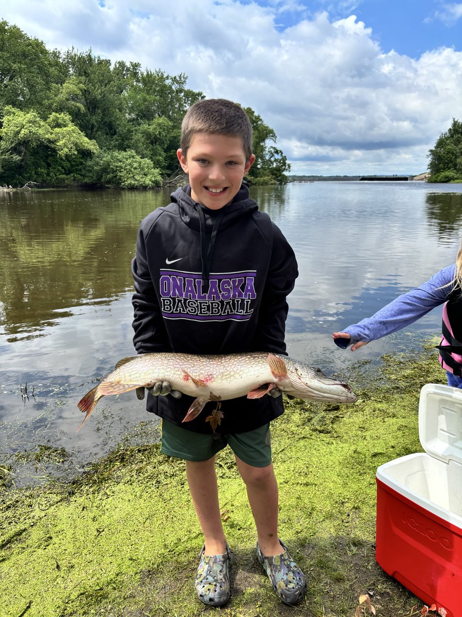 ProfeBeckstrom's tweet photo. Summer 2026 - Day 18 (Part 2): Theo gets 36” Northern, golf with Violet, Ike dominates as MINI MIZ and Rosalie was a hero! https://t.co/Nusu3CFpB5