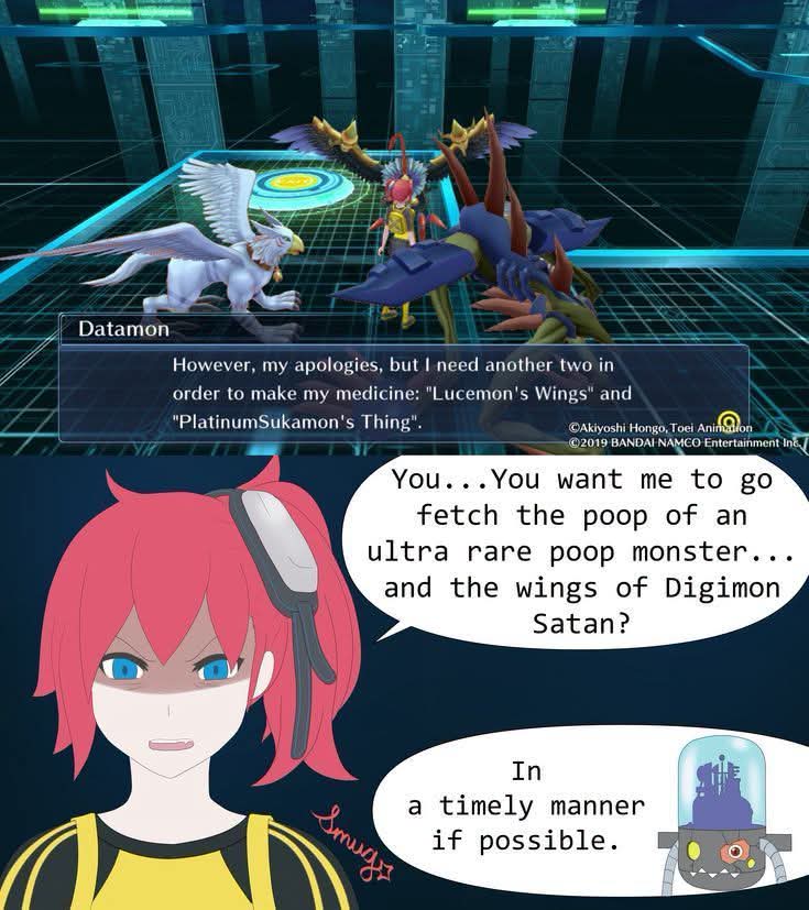 Shijishoutmon's tweet photo. Digimon and their silly request.... https://t.co/akYqQm7c3o