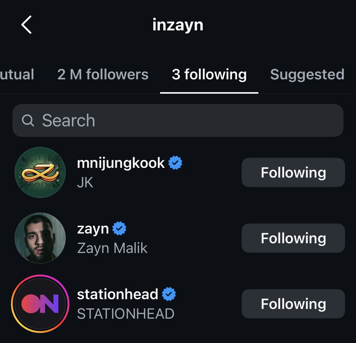 GABBOKILAM's tweet photo. INZAYN FOLLOWING JUNG KOOK???? 
IF  THEY  COLLABORAT,  THEY GONNA BREAK THE INTERNET. ❤️‍🔥❤️‍🔥❤️‍🔥

MARK. MY. WORDS. https://t.co/S6uZXbX188