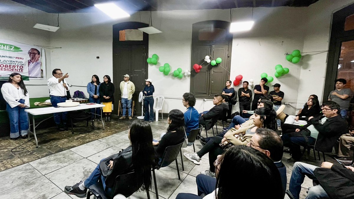 Roberto Sánchez Palomino tweet media