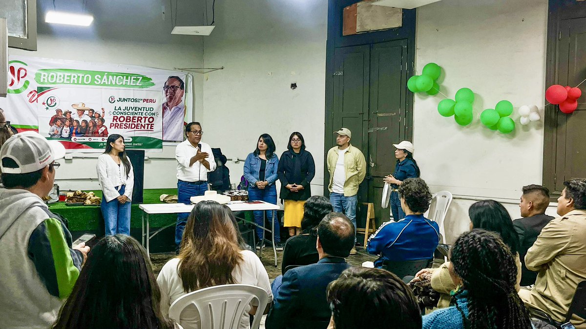 Roberto Sánchez Palomino tweet media