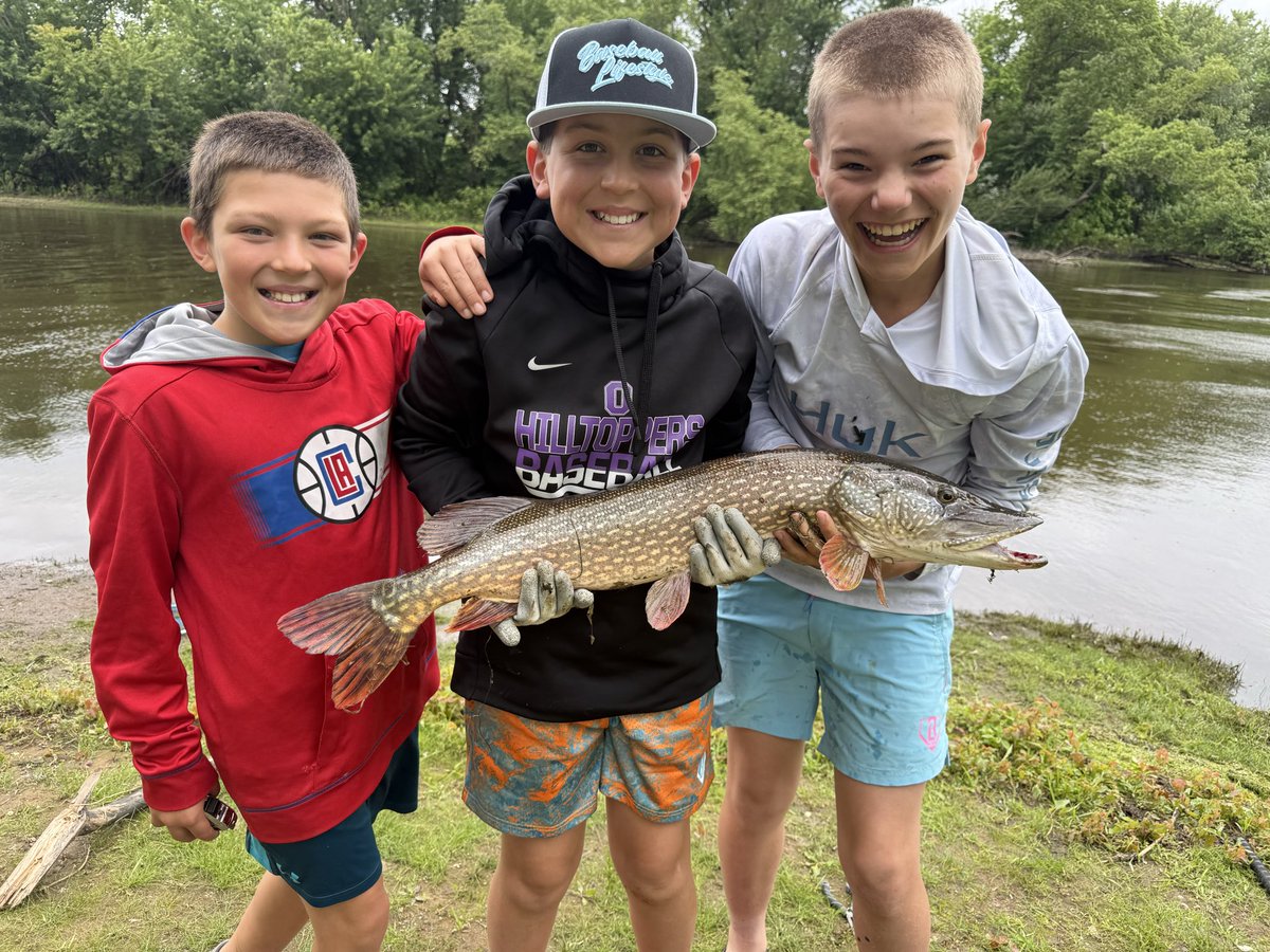 ProfeBeckstrom's tweet photo. Summer 2026 - Day 19: Now Ike gets a monster!!  🎣 https://t.co/vlHYtRK0JT