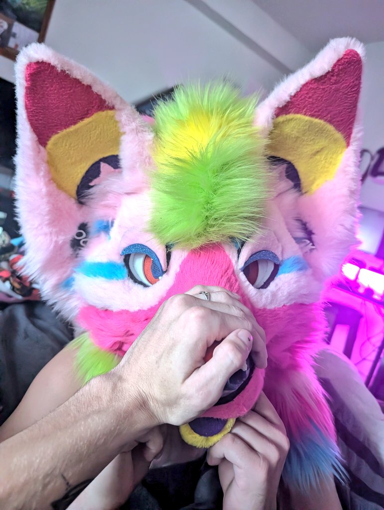 Reisbarks1's tweet photo. Just a puppy hehehe 😵💫🫰🤤#fursuit #furry #gaydog #UwU #doggy #fursuitpics #furryfandom #gayfurry https://t.co/6ndntdHJaM