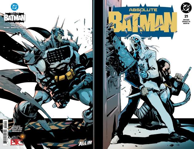 Comicbookhis's tweet photo. ABSOLUTE #BATMAN 21:
 #review while a fun read the story is spinning far too many plates at this point, the death of ***, the flashbacks, the villian friend group, Barbara Gordon and the first meeting of bruce and Joker on a steel beam.... 3/5 https://t.co/3ZG3rw5ojt