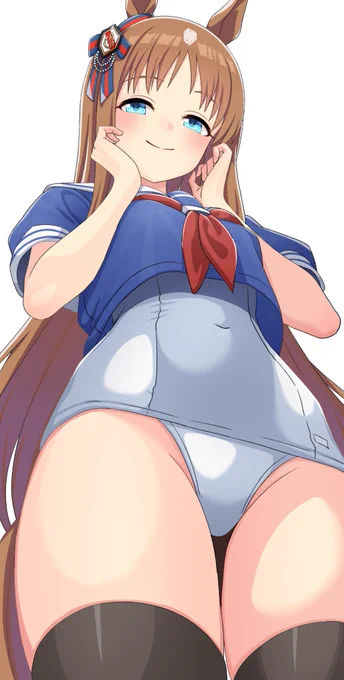 セーラースク水シリーズ7 ウマ娘『グラスワンダー』