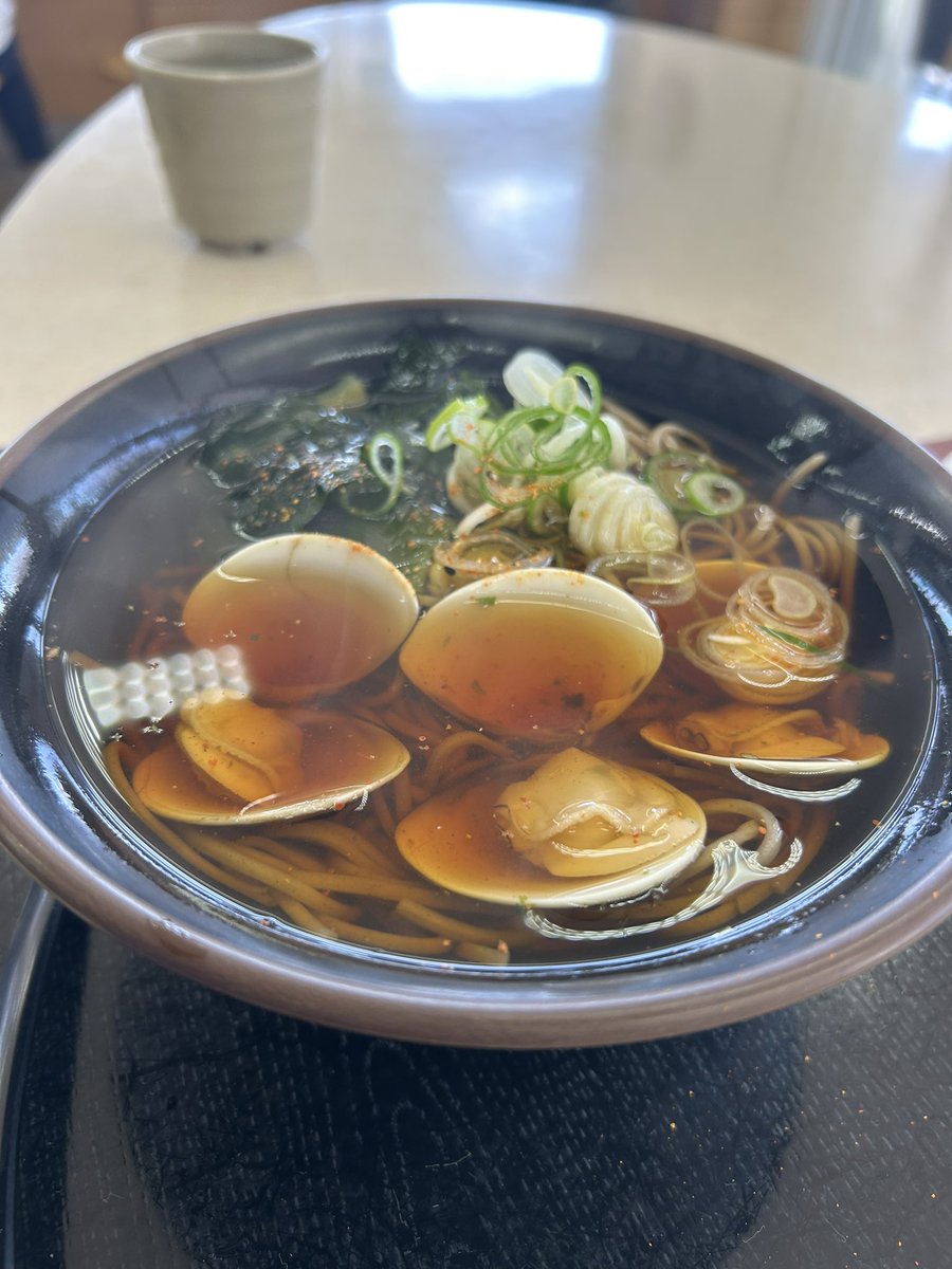 ogs_msnr's tweet photo. 野呂PAで食べた蛤蕎麦
 #アンナミラクル https://t.co/zKFN4w7RzA