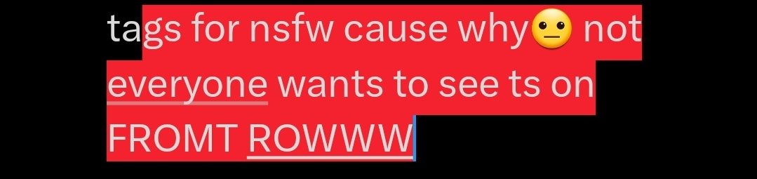 linestrailer's tweet photo. @Sleeplesstwtacc The ST Fandom used to do this but I fear people started using the specific tag for js nonsense that wasn't even nsfw, I think people should just Not use tags for it cause then there's always ppl who misuse it for attention ... I agree with the thing that nobody should use main https://t.co/FXbSHZ53V2