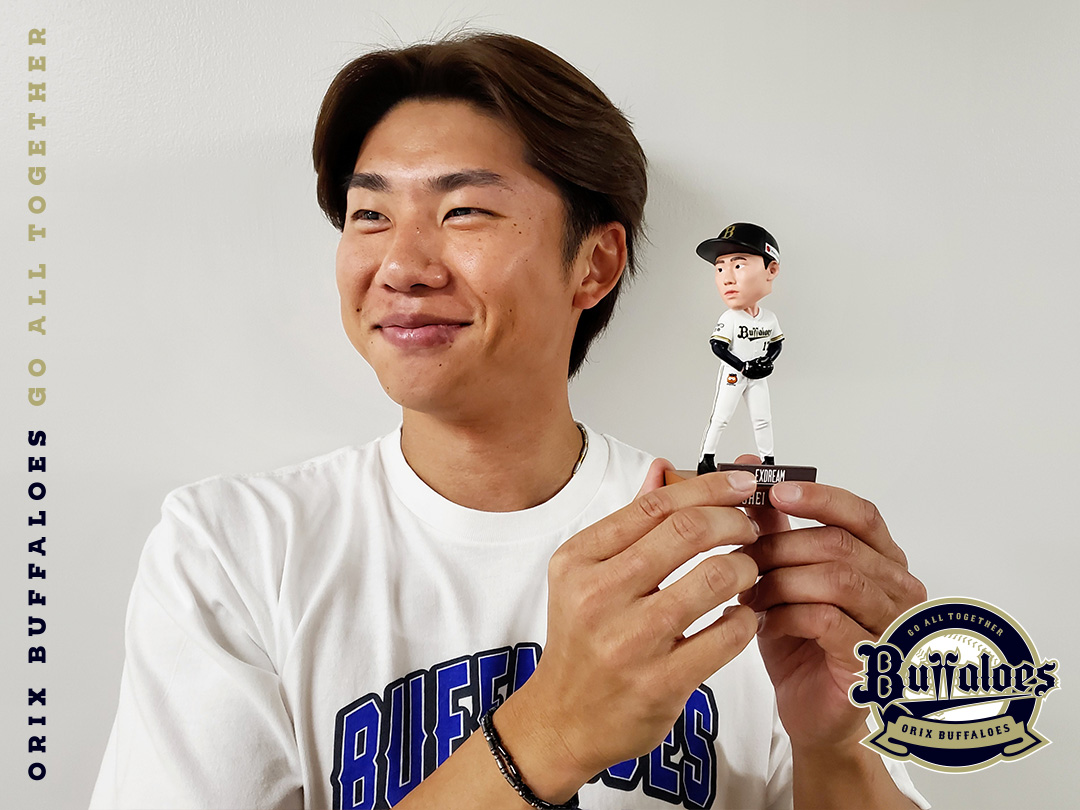 Orix_Buffaloes's tweet photo. ＼残りわずか！／

【曽谷投手ボブルヘッド付きチケット】を6/19(金)・21(日)試合にて好評販売中！

ご購入はバファローズ公式チケットサイト「オリチケ」で！

https://t.co/uycOhqUhq4

#Bs2026 https://t.co/0tv72woWi5