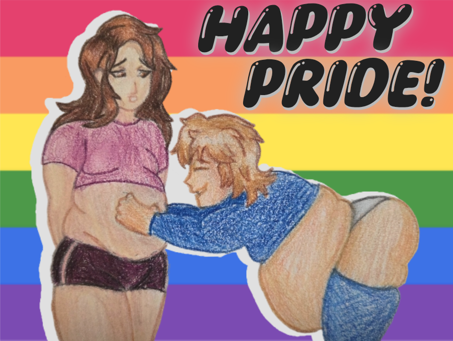 FlubbedGub's tweet photo. Have some queers for queer month! #pride #pridemonth #feederism #mutualgaining https://t.co/YLVFHU0zke