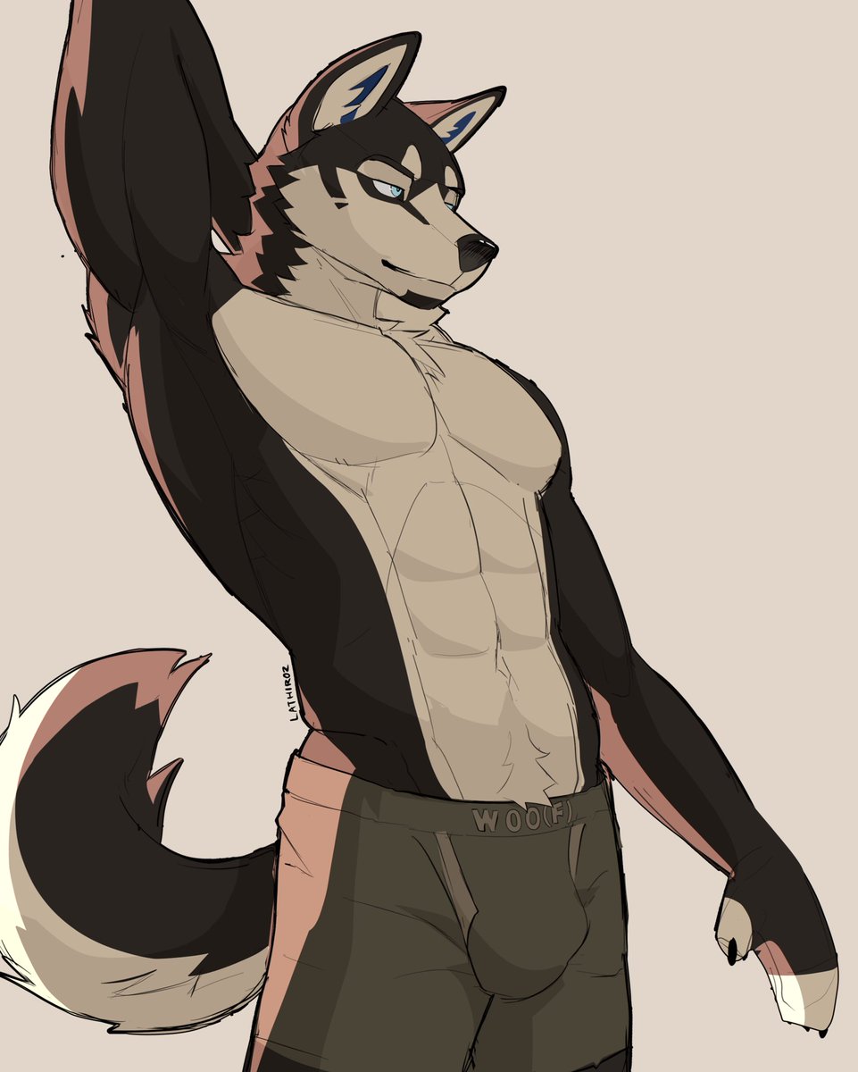 lathiroz's tweet photo. Some big (or at least I tried) husky guy https://t.co/TDYxD2voSg
