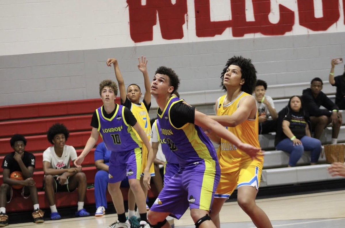 ChrisAllenCrank's tweet photo. Good win over Loudoun County, 57-54. We battled hard, stayed together as a team, and found a way to seal the victory. Honored to earn Co-MVP of the game.

Stats:
• 10 PTS
• 18 REB
• 4 AST
• 2 BLK
• 1 STL

Looking forward to continuing to compete and improve throughout the summer with Prince William in PYBL. Here are some of my highlights.