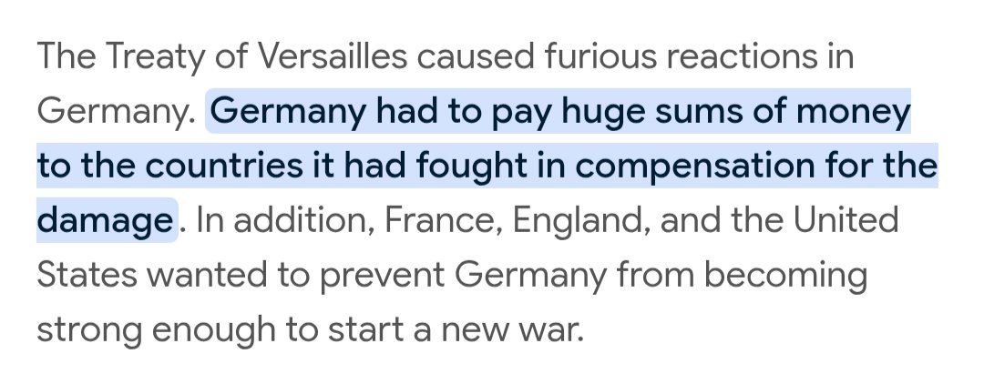 tRumpnado2016's tweet photo. @DrNeilStone The extreme irony that, like Germany in 1919, Trump is signing a document agreeing to pay massive war reparations for a war he started, while everyone at home is furious. https://t.co/C7iQfeWIjT