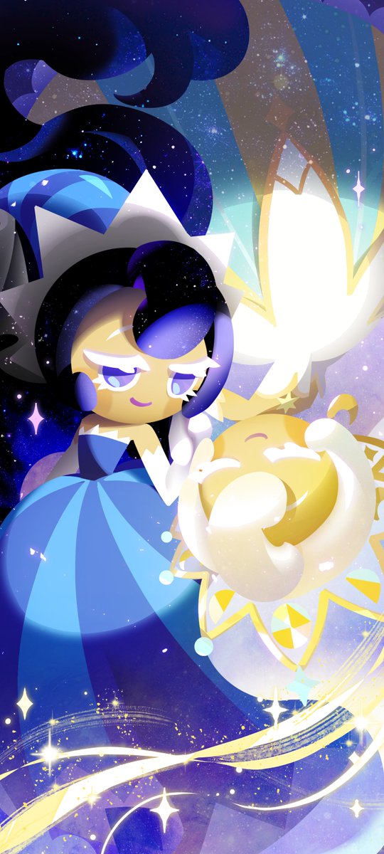 CookieRunTOA's tweet photo. The final wallpaper to celebrate the 2nd Anniversary! 🌙
This time it belongs to Moonlight Cookie in both of her beautiful forms!
We hope you look forward to the 2nd Anniversary update with these wallpapers! 🌟

#CookieRun #TowerOfAdventures #Update #2ndAnniversary #Wallpaper https://t.co/VKPJzT6gNF
