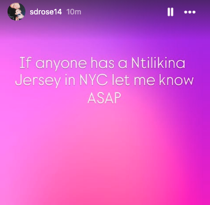 NBA_NewYork's tweet photo. Agent Sam Rose, whose clients include Jalen Brunson and Frank Ntilikina, with a plea for help on IG: https://t.co/lbZ7nuVC5j