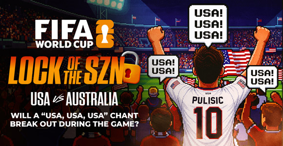 webpartnersco's tweet photo. Smash A New Team USA Lock!

Want to bet on Team USA risk-free? 
Select the ‘Lock of the SZN’ tab and wager up to $10, and get ready to double your money! 

Want to learn more about our World Cup promos?

https://t.co/mLZpNxNzHp https://t.co/s8p1p9OvCD