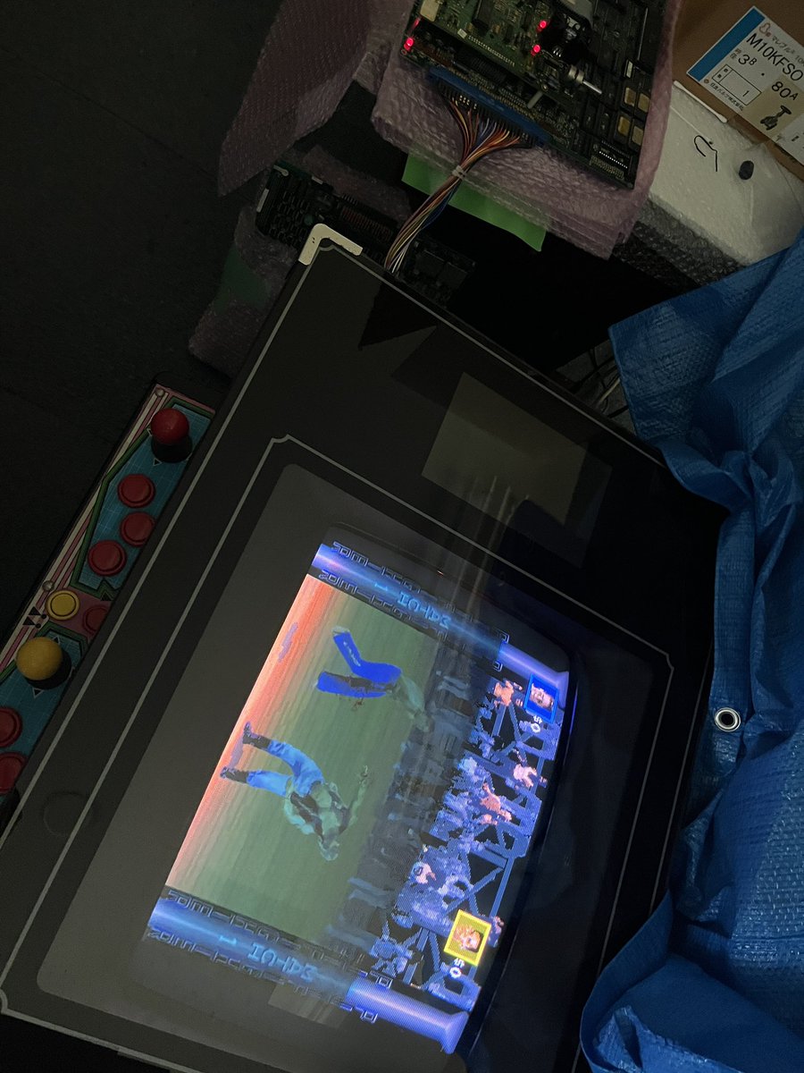 kakehukun_jump's tweet photo. 何だかまあ
ピットファイターの基板を買ったので
超久しぶりにプレイ
指力の衰えが酷すぎて
久しぶりに鍛錬しようと思った😅

#PITFIGHTER https://t.co/MiwV15d6na