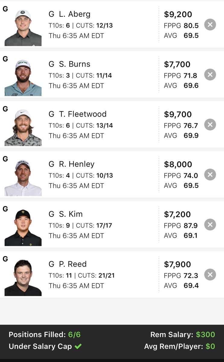 GrooveyBets's tweet photo. U.S. Open
Aberg
Burns
Fleetwood
Henley
Si Woo Kim
Reed

THE WHACKER RETURNS. Gimmick players for a gimmick course. Unlike some on tour. These guys are NOT bums. Just like find the fairway and get the hell out of there plz. https://t.co/7KgJyBunMO