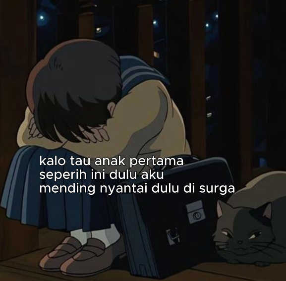 CntQuilla's tweet photo. berat beban anak pertama https://t.co/veyaArwqP0