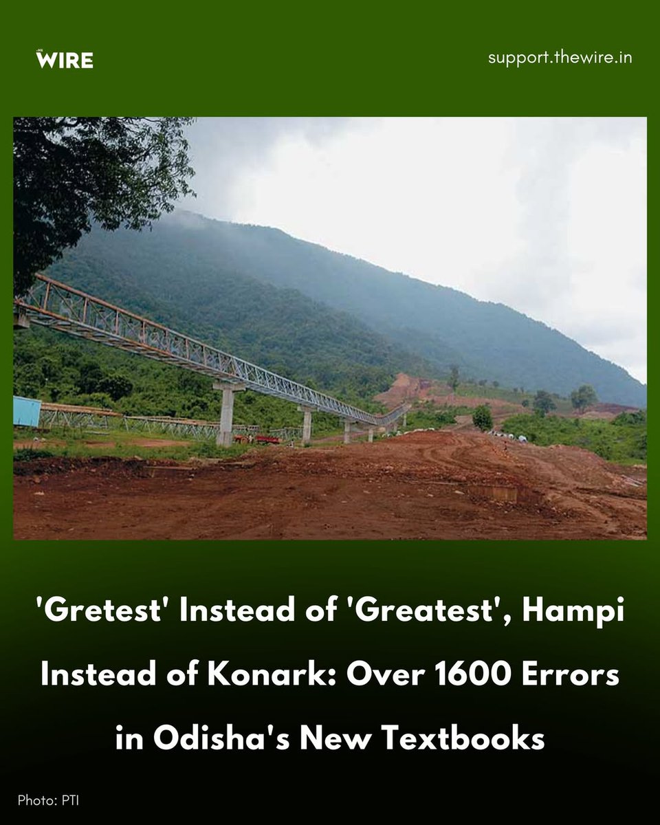 DocRGM_'s tweet photo. Odisha Voted For Modi. 

1,600 Errors In The New Textbook. https://t.co/iWbB0uHaCp