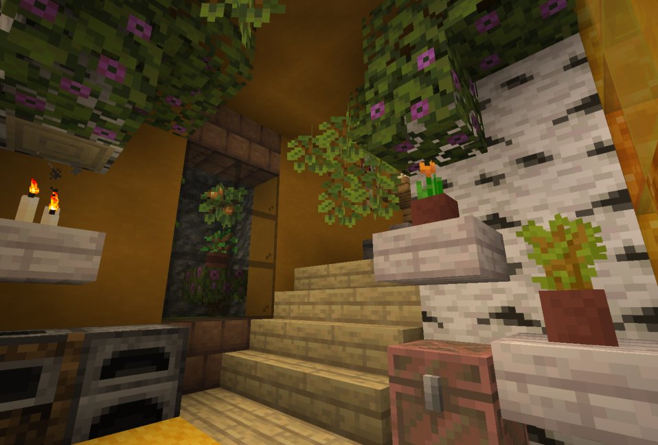 Marmitex78's tweet photo. Here's the interior of my honey block house/honey farm

It's just a small shelter to study Bees and other mobs from the safety behind the glass https://t.co/YaG8EFyuTS