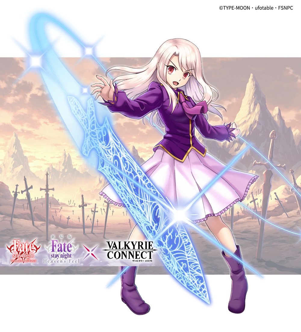 Vconnect_jp's tweet photo. 【コラボキャラのご紹介】

#門脇舞以 さんがCVを担当する[イリヤスフィール]が上方修正して再登場！
ロールやルーンチェインを追加＆グレードイエローまで解放！
[Fate/stay night[HF]フェス]や[Fate/stay night[UBW]無料ガチャ]などから獲得しよう！

アインツベルンから聖杯戦争に参加するために冬木市へやってきたバーサーカーのマスター。見た目は少女ではあるが、全身に魔術回路があり魔力の量は凛をも越える。

「こうしていてくれれば　わたしはあんしんできるから」

#ヴァルコネ #fate_sn_anime