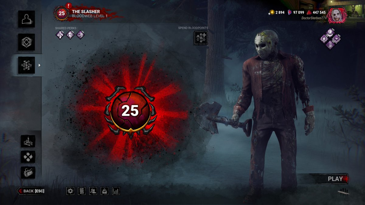 DrSterbenDBD's tweet photo. A Quarter of the way to Greatness!!! #dbd #deadbydaylight #dbdjason https://t.co/rx8OstZZlx