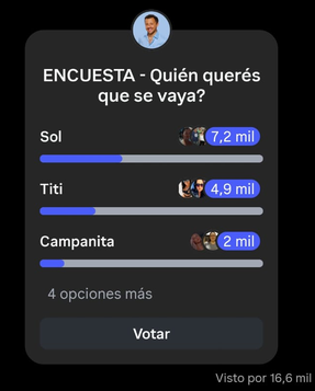 GHCLIPS2026's tweet photo. INSTAGRAM Y FACEBOOK APUNTAN A SOL AL 9009
Veremos si la producción mete mano y salva a la acomodada...
#GranHermano #GH https://t.co/T04tlJW8hZ