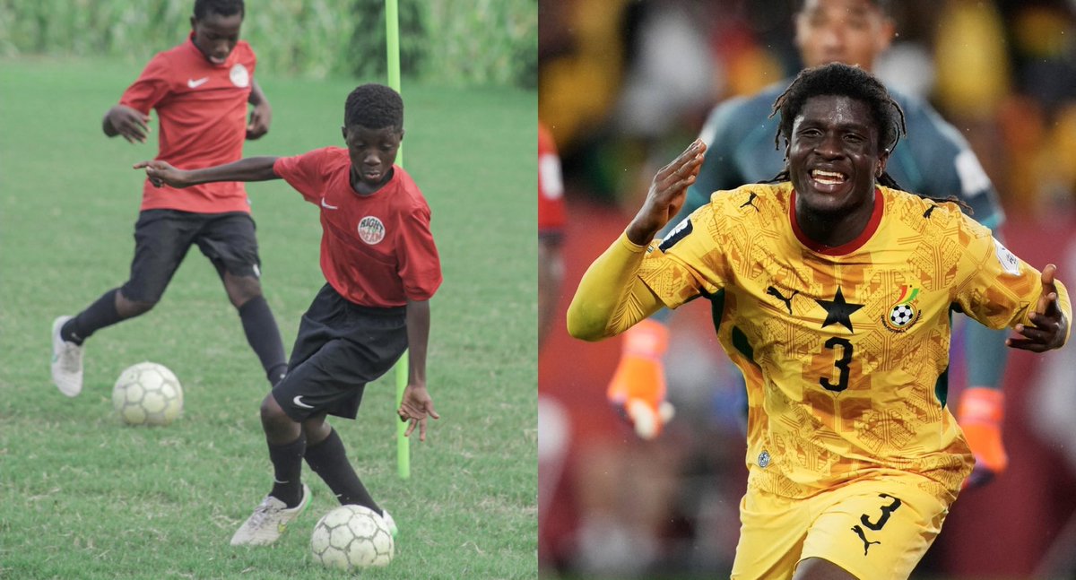 right2dream's tweet photo. Years before the World Cup 🌍
Years before the headlines 📰 
Years before the 95th-minute winner ⚽

There were years of work and growth nobody saw ✨

Caleb Yirenkyi 🇬🇭
#BeforeTheWorldWatched https://t.co/ipPBkmazxK
