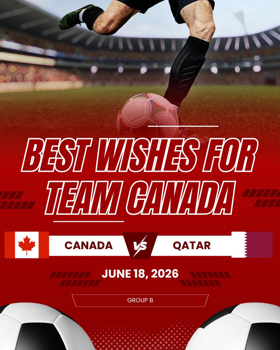 AhmadiMuslimsCA's tweet photo. 𝗪𝗶𝘀𝗵𝗶𝗻𝗴 𝗧𝗲𝗮𝗺 𝗖𝗮𝗻𝗮𝗱𝗮 𝗮 𝗛𝗶𝘀𝘁𝗼𝗿𝗶𝗰 𝗩𝗶𝗰𝘁𝗼𝗿𝘆!

From coast to coast, Ahmadi Muslims across Canada are united in support of our incredible soccer team.

We wish the team great success and strength on the pitch.

#CANMNT #FIFAWorldCup #CANQAT #Canada 🇨🇦 https://t.co/StAiSxPXW7
