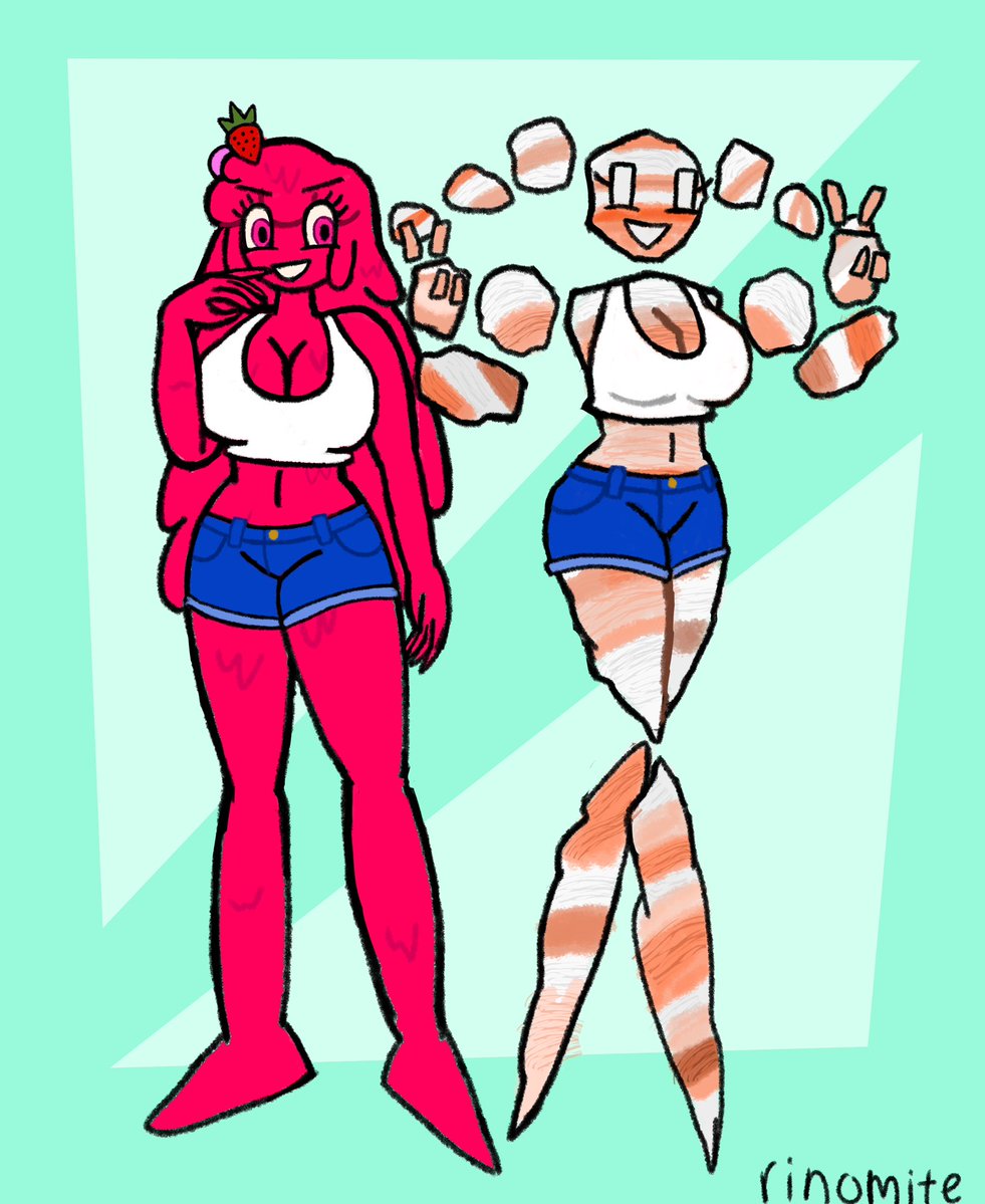 rinomite_12's tweet photo. Twinsies! (Camila thinks she’s Fragola) #OC #originalcharacterart https://t.co/ZbienE2E5O