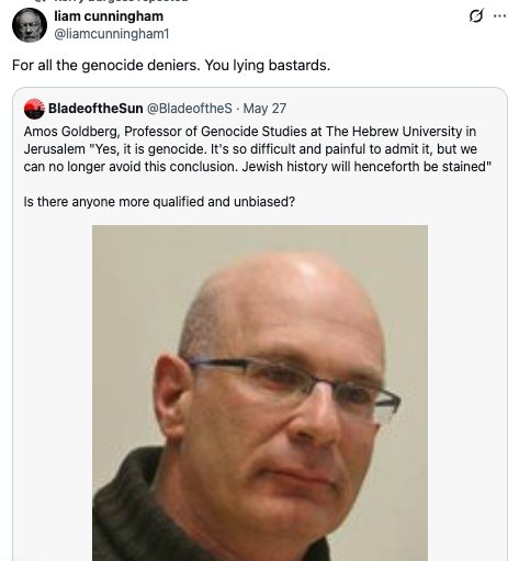 FatherCrypto2's tweet photo. @benjamincola18 @Dnz3457 Oh look another expert weighing in on the genocide.. many such cases

You are not an expert, you align with the killers here. https://t.co/tMLm3NXoYL