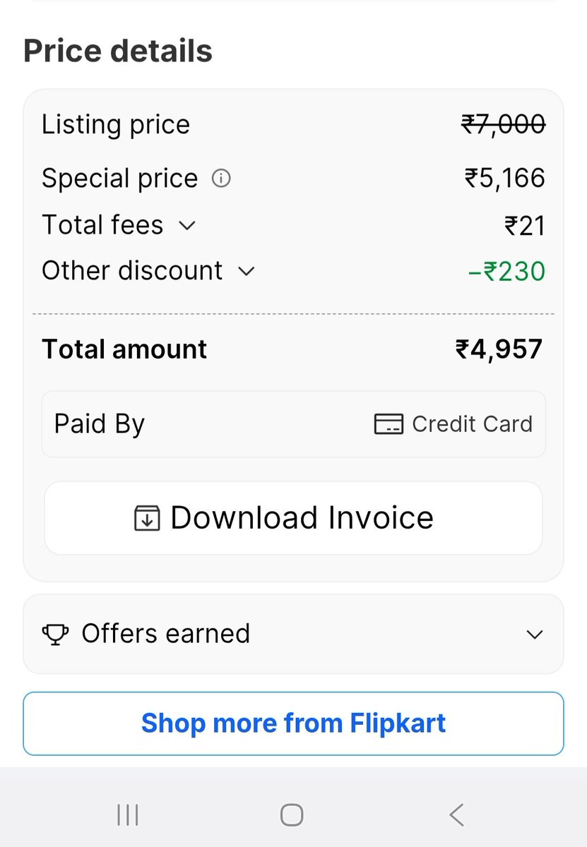 SUDHEER_MSB's tweet photo. Pathetic service from @Flipkart. I have placed order for one motor in app. Charged value and invoice amount does not tally and there is no way to connect with them. Raised a query no response??? @flipkartsupport , need clarification? Are you trying to ??? https://t.co/zy8xLI13xr